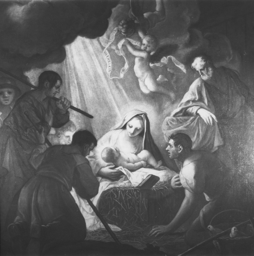 adorazione dei pastori (dipinto) di Bambini Nicolò (attribuito) (sec. XVIII)