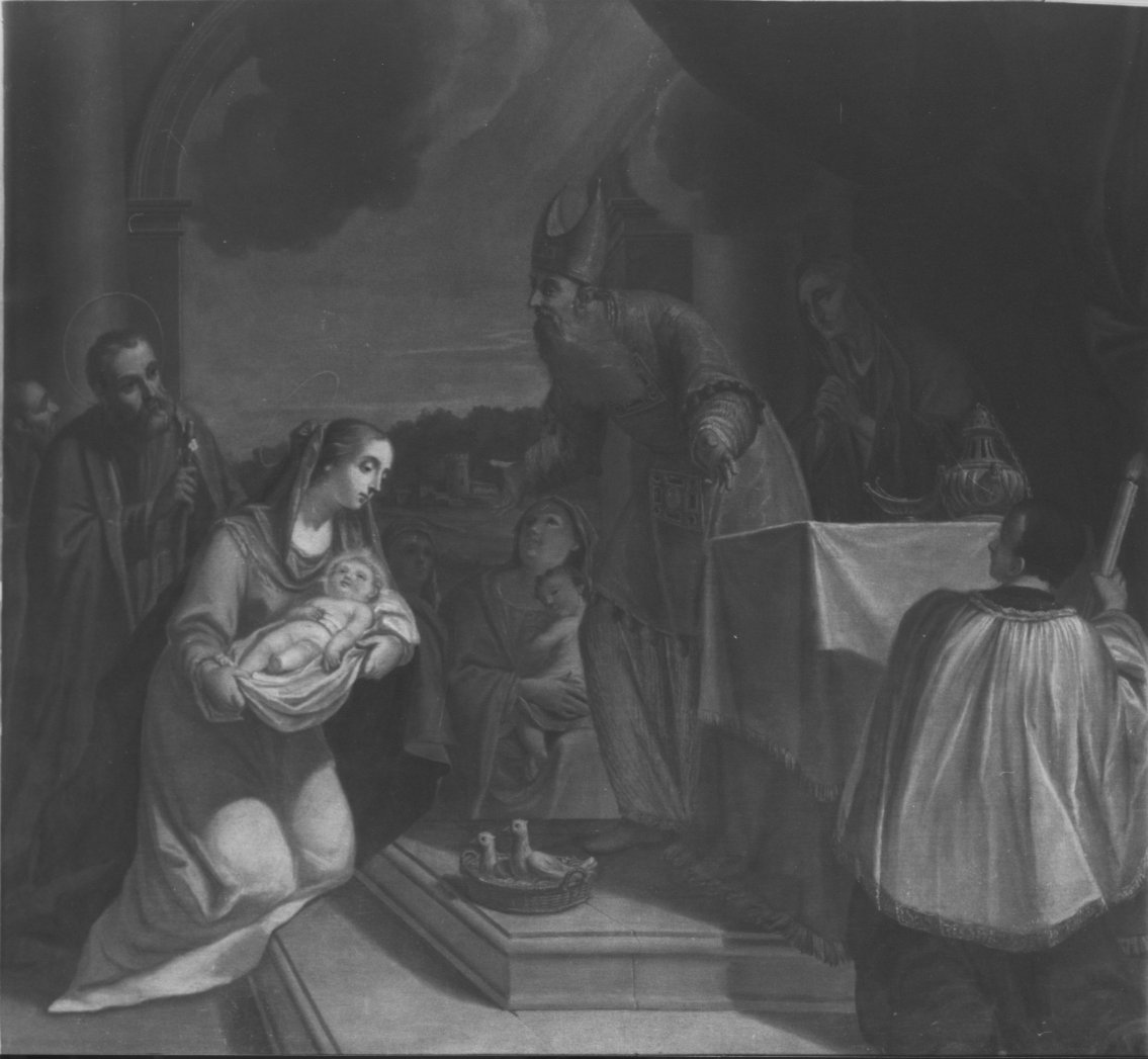 presentazione di Gesù al tempio (dipinto) - ambito veneto (primo quarto sec. XVIII)