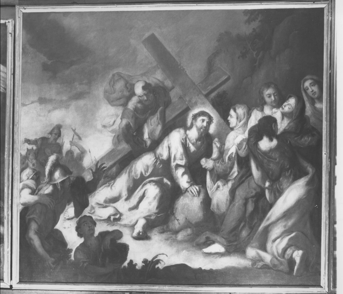 Cristo incontra la Veronica (dipinto) di Camerata Giuseppe (sec. XVIII)