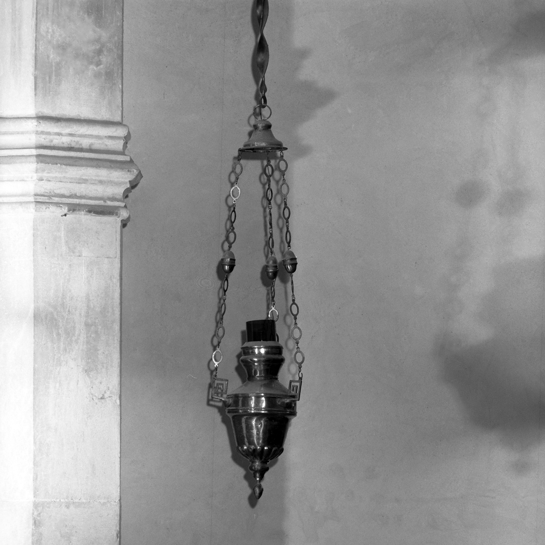 lampada pensile - ambito veneto (seconda metà sec. XIX)