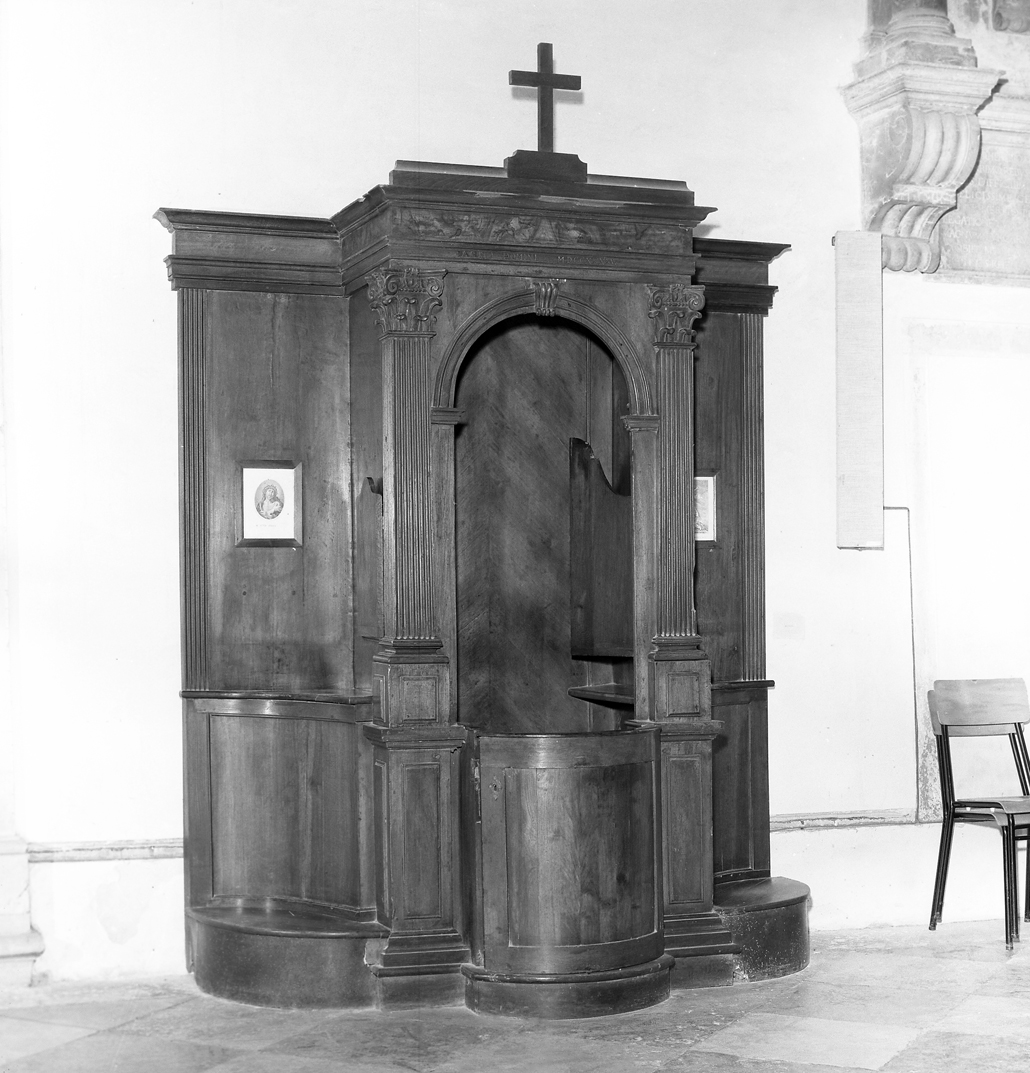 confessionale - ambito veneto (sec. XVIII)