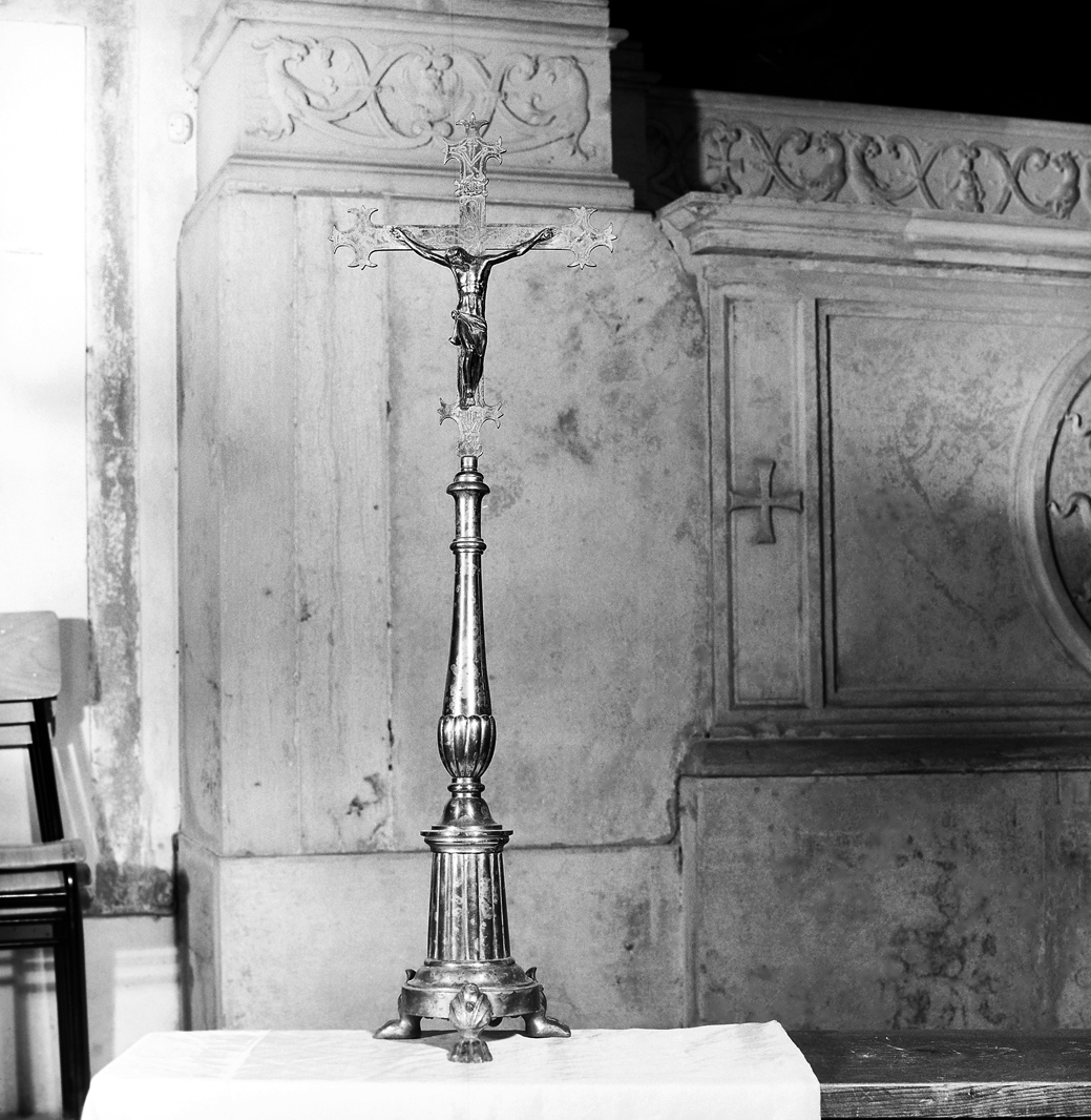 Cristo crocifisso (croce d'altare) - ambito veneto (sec. XIX)