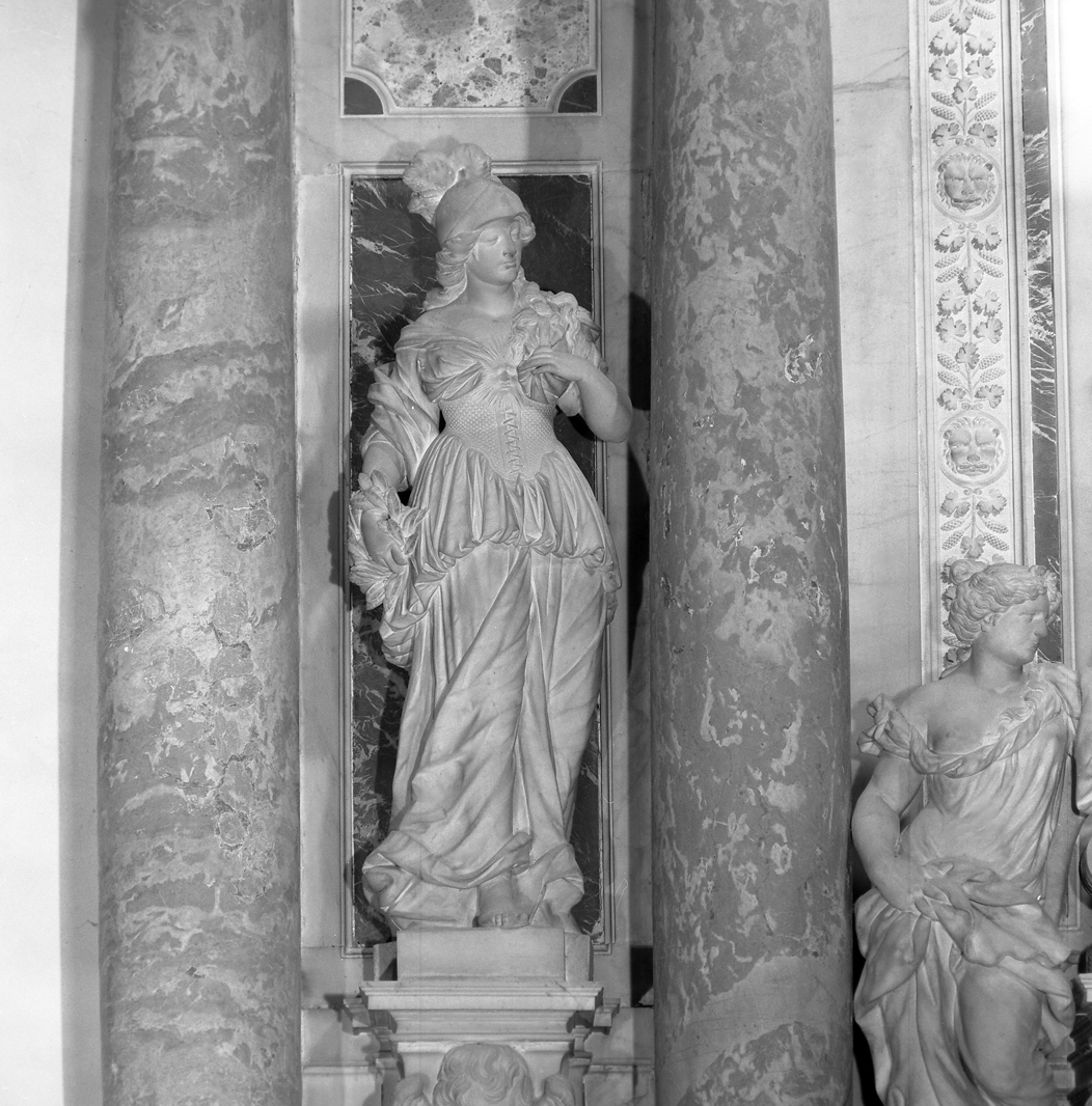 allegoria della Fortezza (statua, elemento d'insieme) di De Corte Josse (sec. XVII)