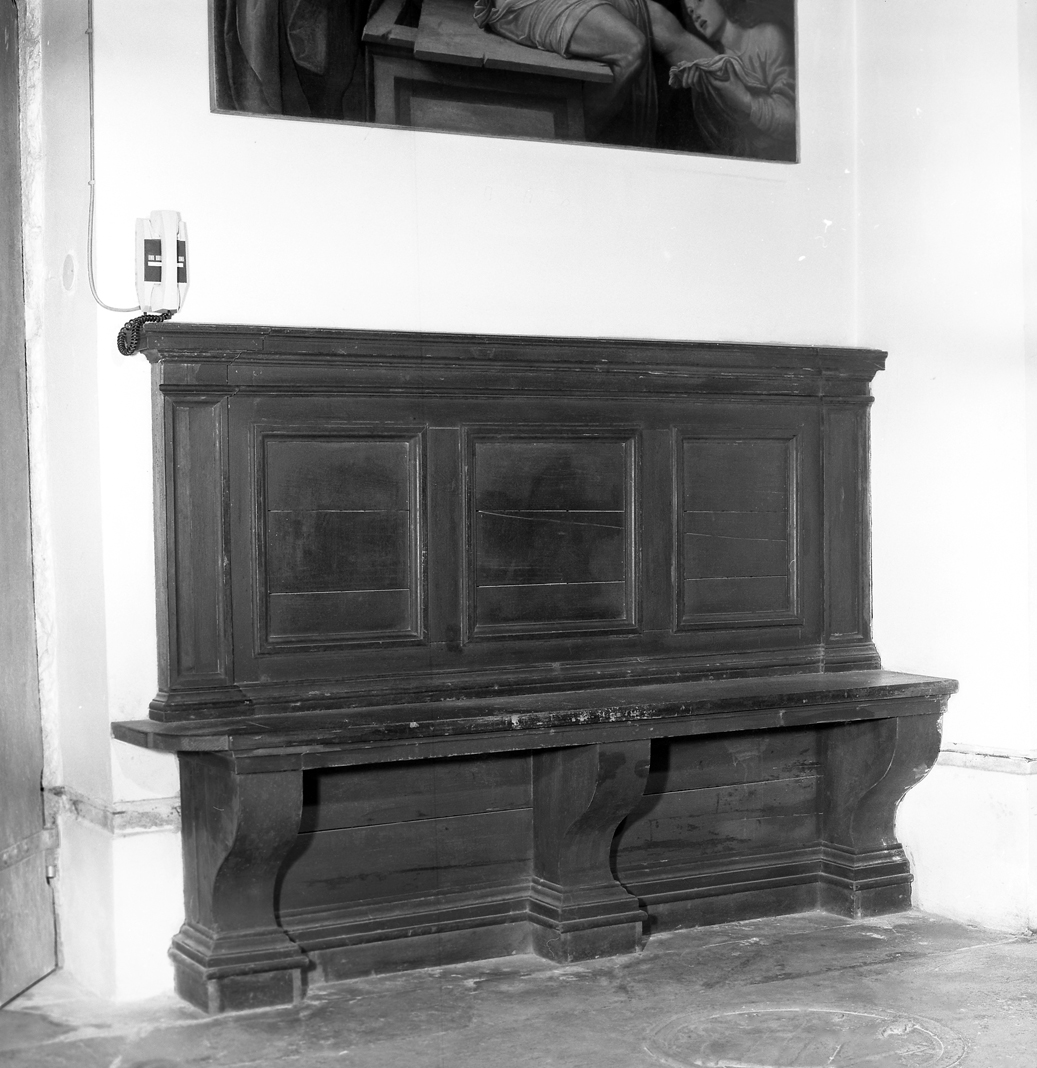 panca - ambito veneto (seconda metà sec. XVIII)