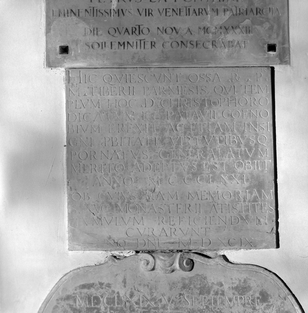 lapide - ambito veneto (sec. XVI)