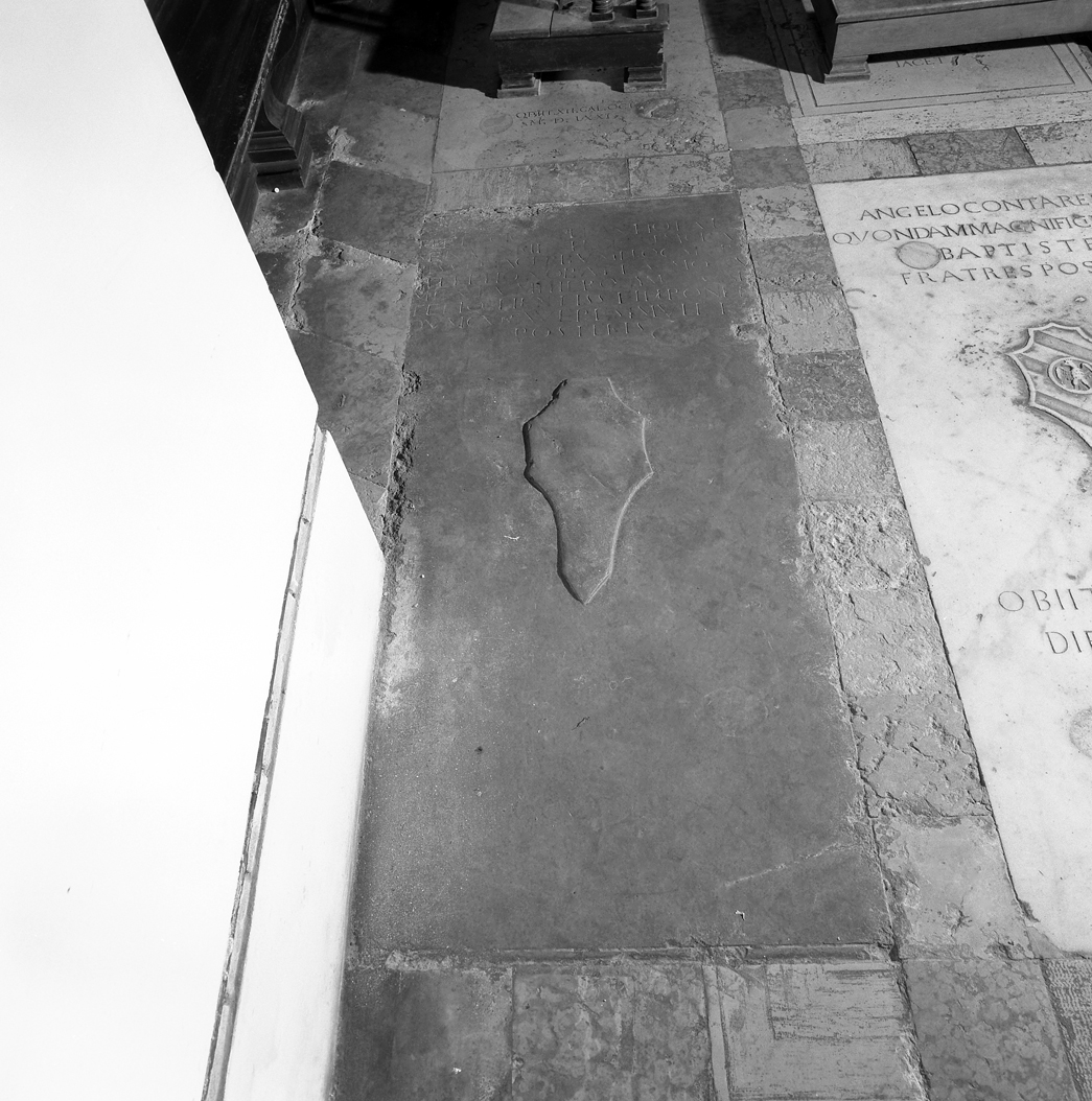 lapide tombale - ambito veneto (sec. XV)