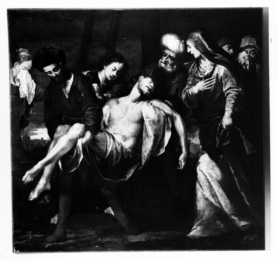 deposizione di Cristo dalla croce (dipinto) - ambito veneto (prima metà sec. XVII)