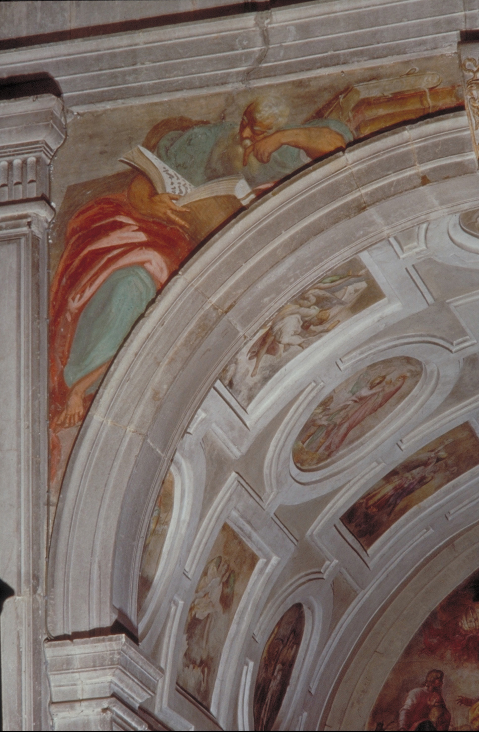 Sant'Agostino (dipinto) di Franco Battista detto Semolei (metà sec. XVI)