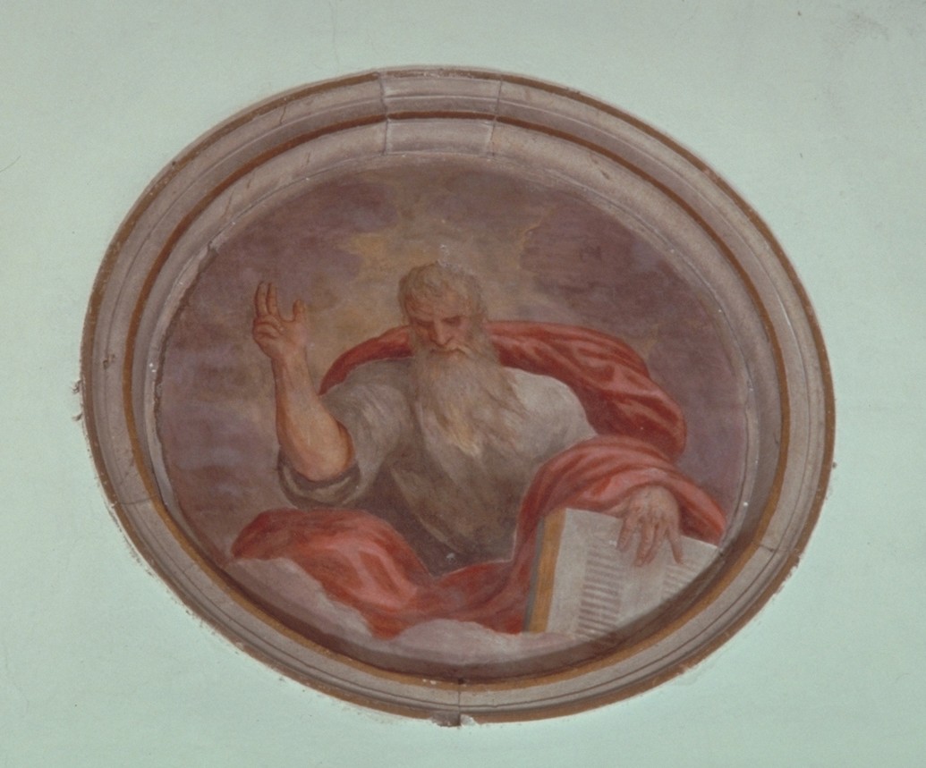 Dio Padre benedicente (dipinto) di Porta Giuseppe detto Giuseppe Salviati (metà sec. XVI)