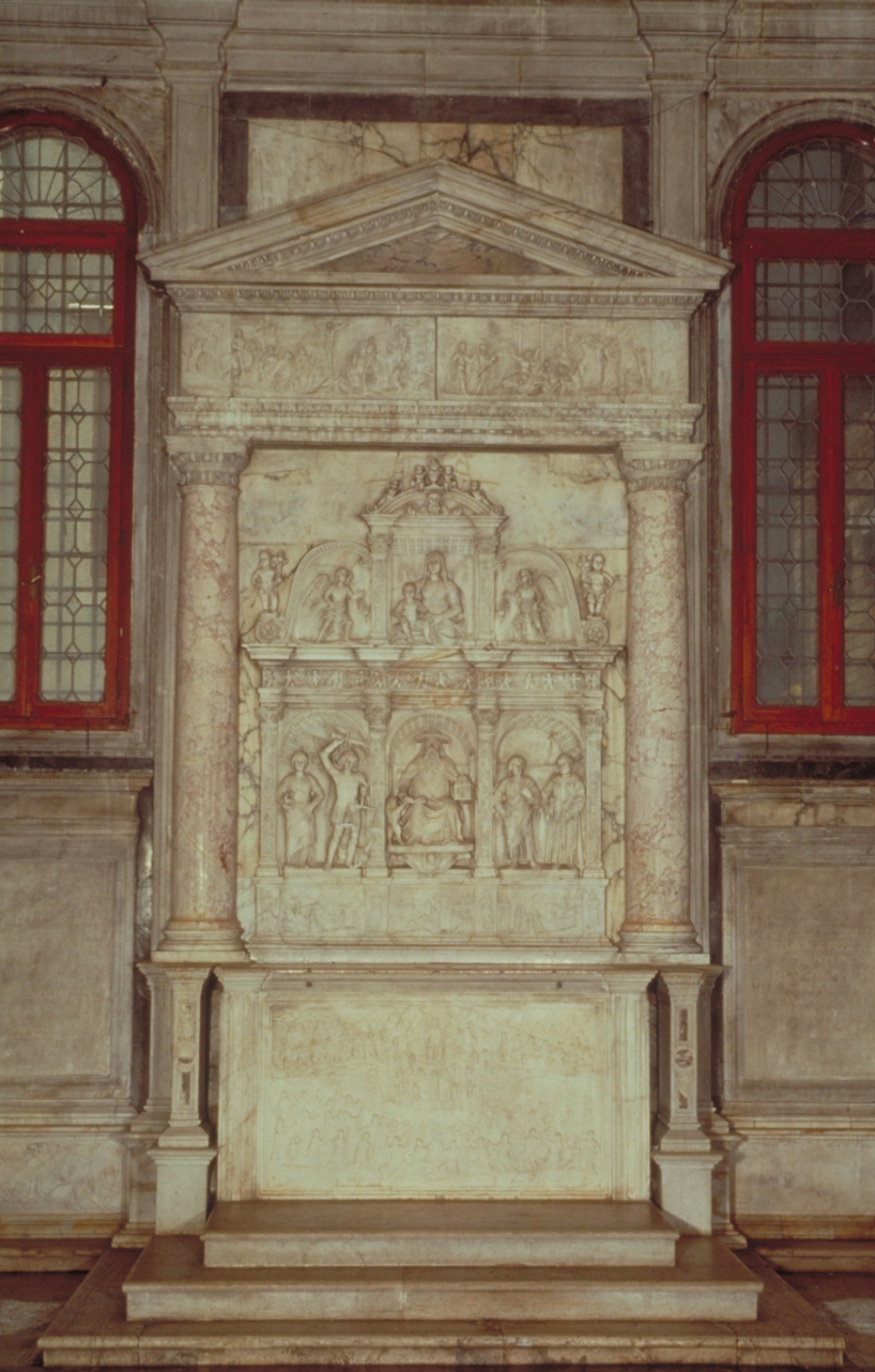 altare, insieme di Lombardo Tullio (attribuito) (secc. XV/ XVI)