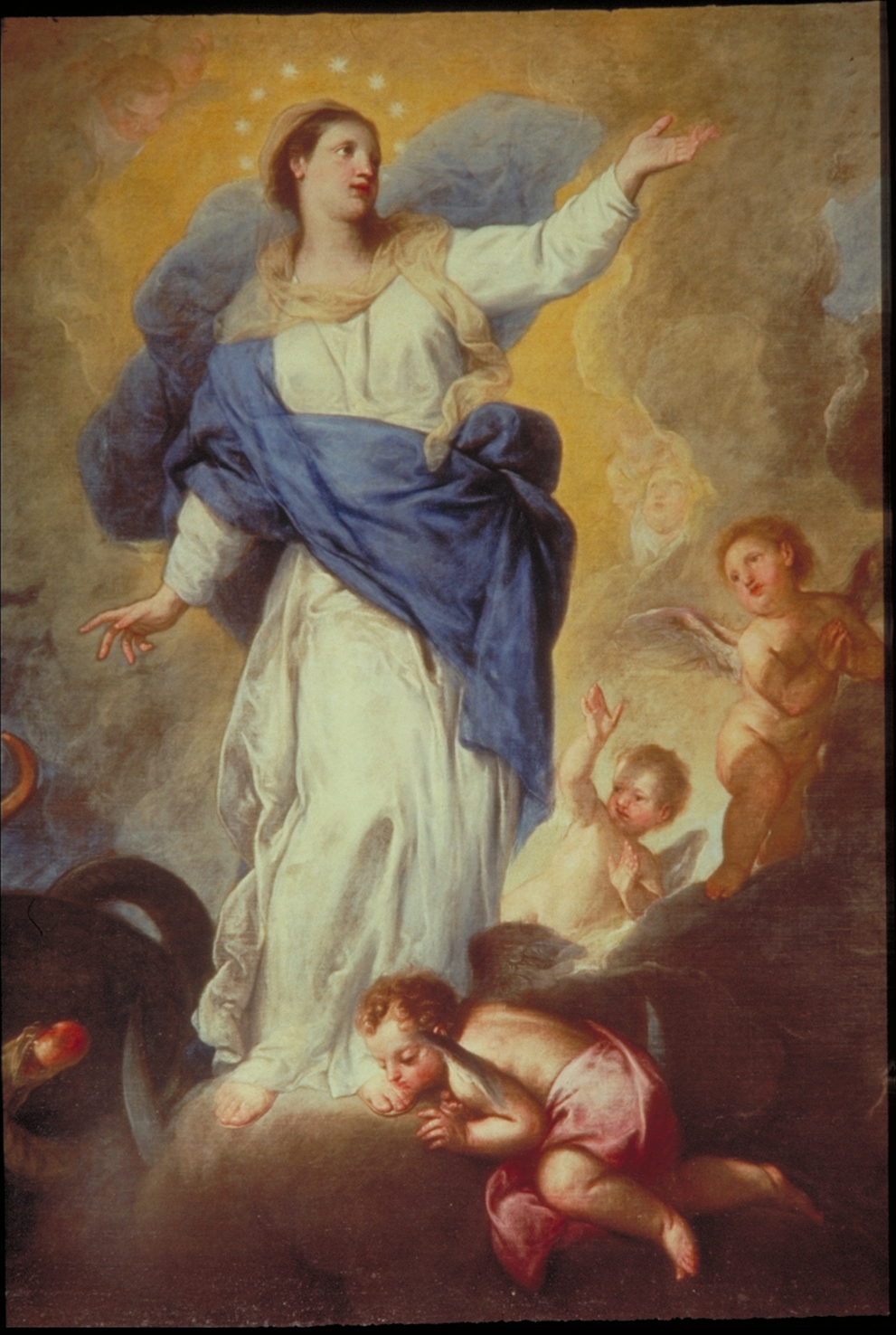 Immacolata Concezione (dipinto) di Lazzarini Gregorio (fine sec. XVII)