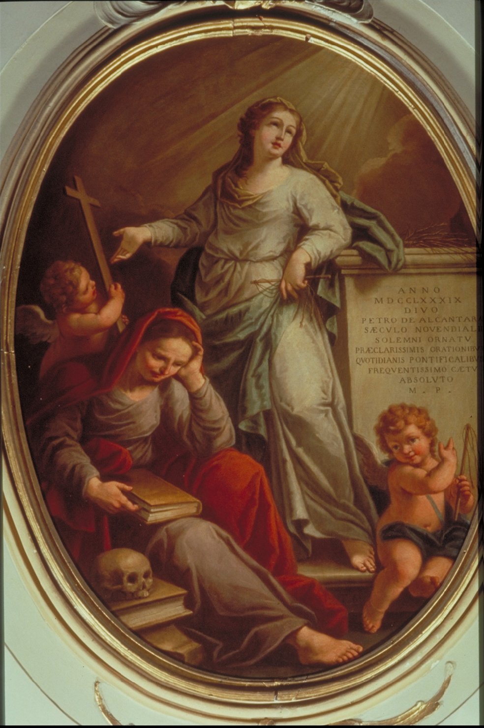 Penitenza e Meditazione (dipinto) di Maggiotto Francesco (sec. XVIII)