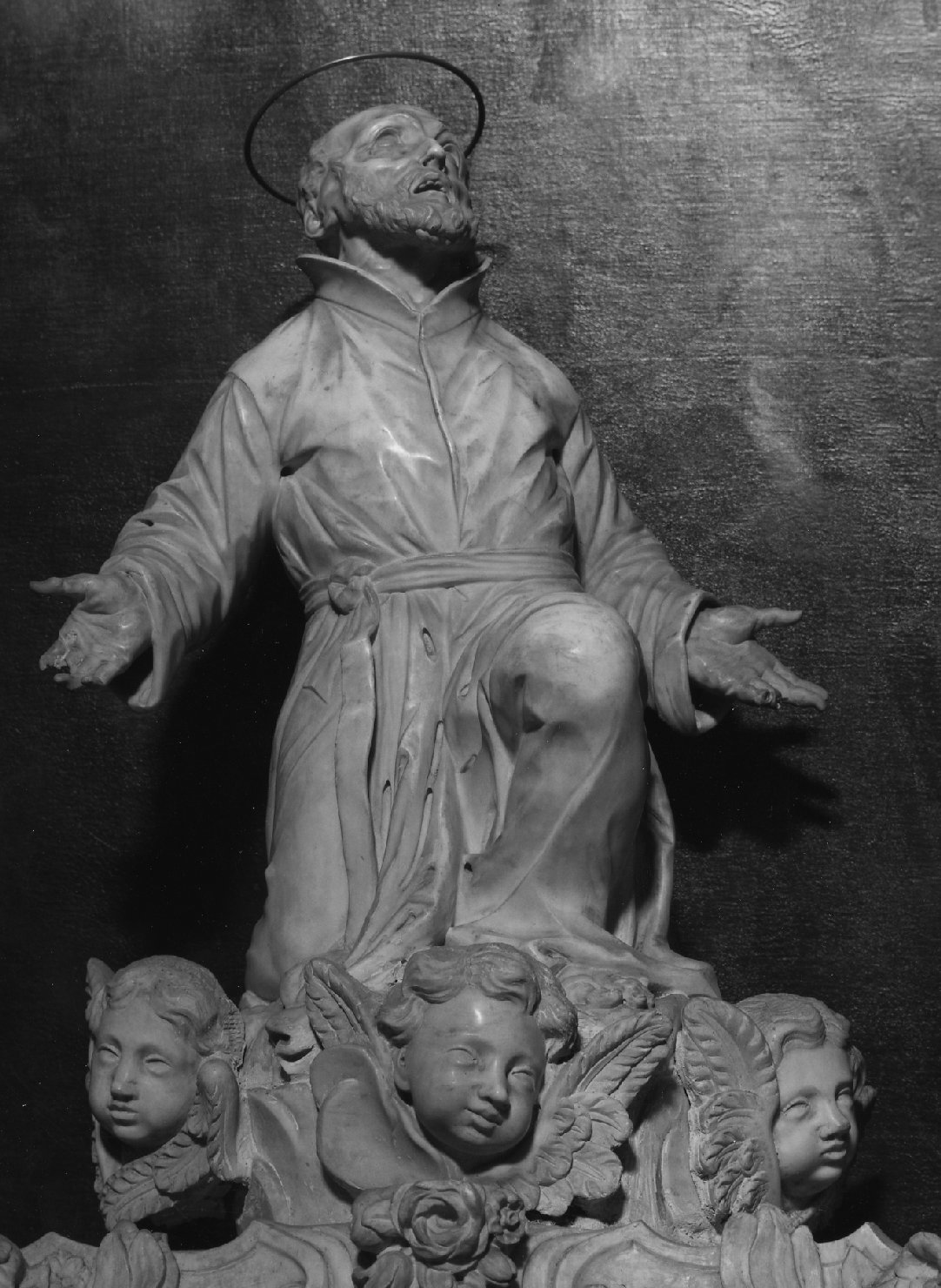 San Gaetano da Thiene (statua, elemento d'insieme) - bottega veneziana (ultimo quarto sec. XVII)