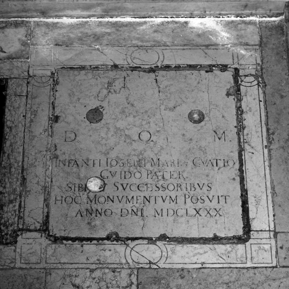 lastra tombale - produzione veneziana (sec. XVII)