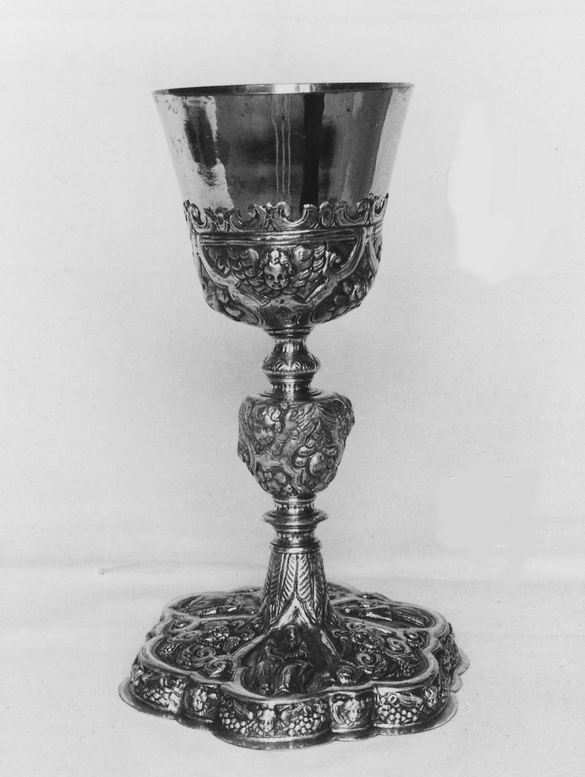 nodo, elemento d'insieme - bottega veneziana (fine/inizio secc. XVI/ XVII)