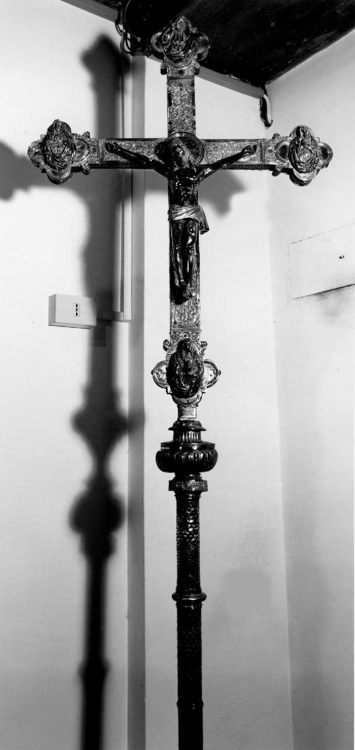 croce, elemento d'insieme - bottega veneziana (sec. XV)