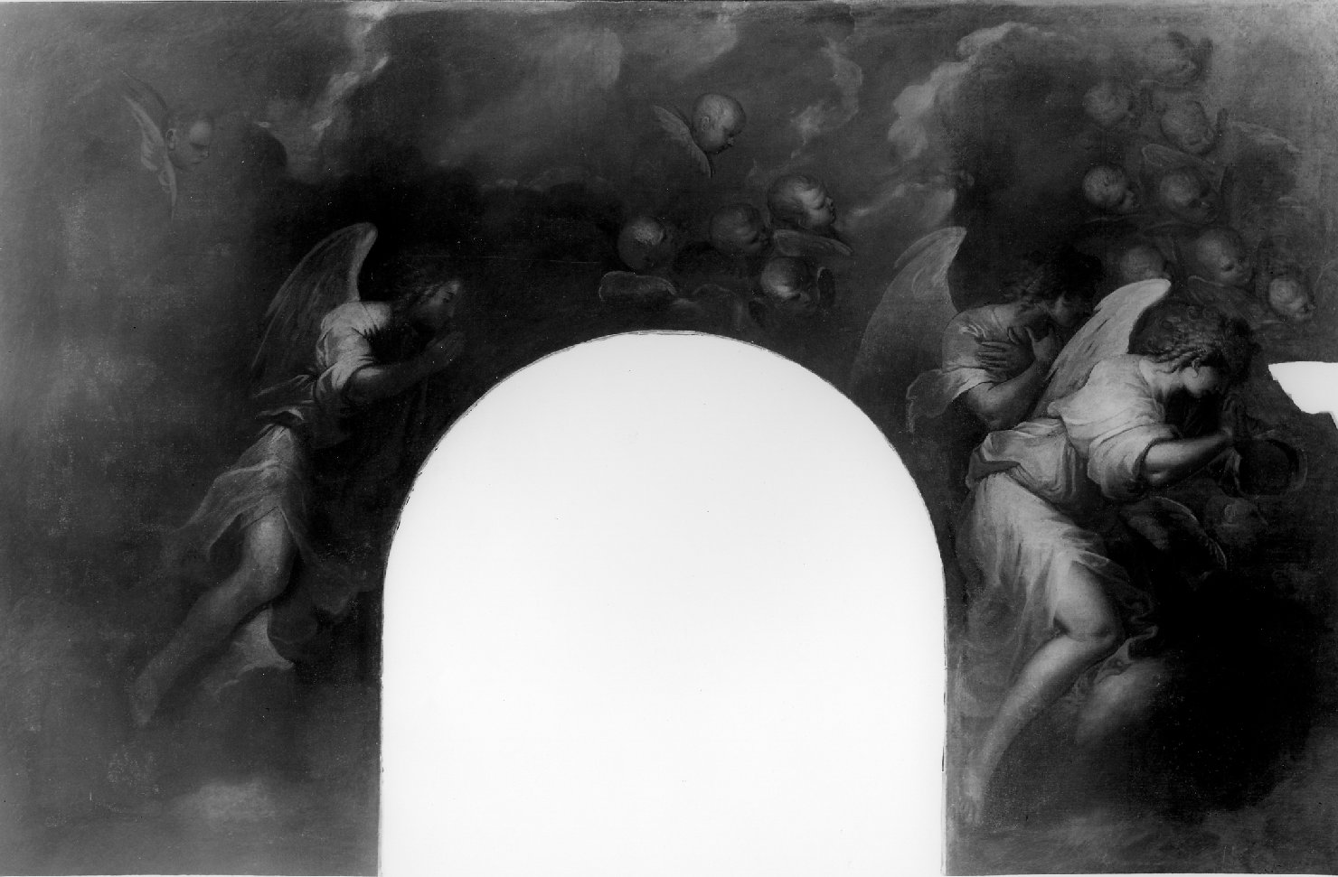 angeli (dipinto) - ambito veneto (metà sec. XVII)