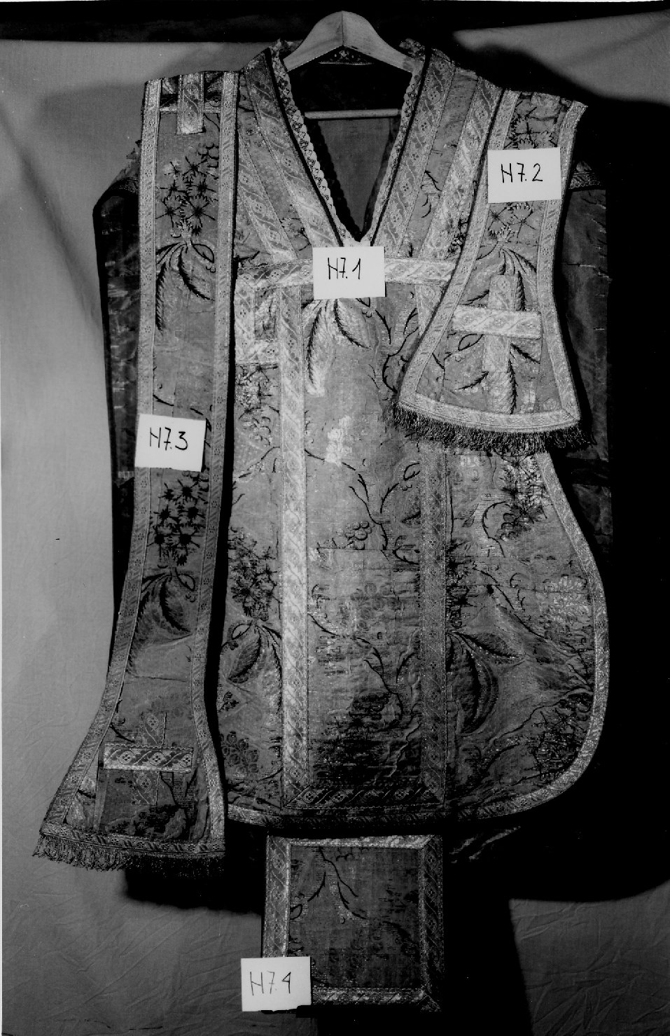 pianeta, elemento d'insieme - manifattura veneziana (sec. XVIII)