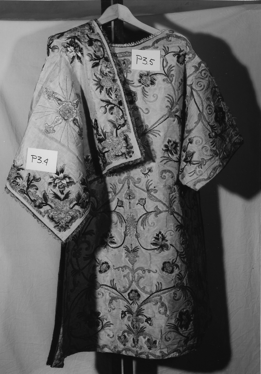 tunicella, elemento d'insieme - manifattura veneziana (sec. XVIII)