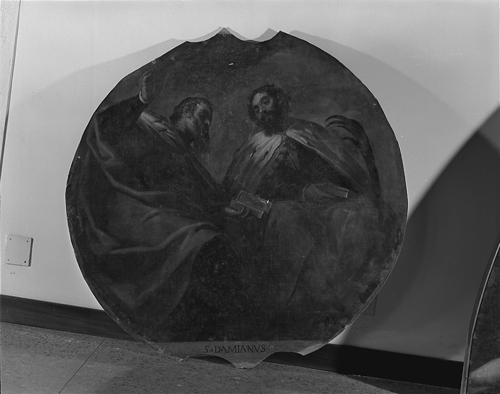 Santi Cosma e Damiano (dipinto) di Negretti Jacopo detto Palma il Giovane (fine sec. XVI)