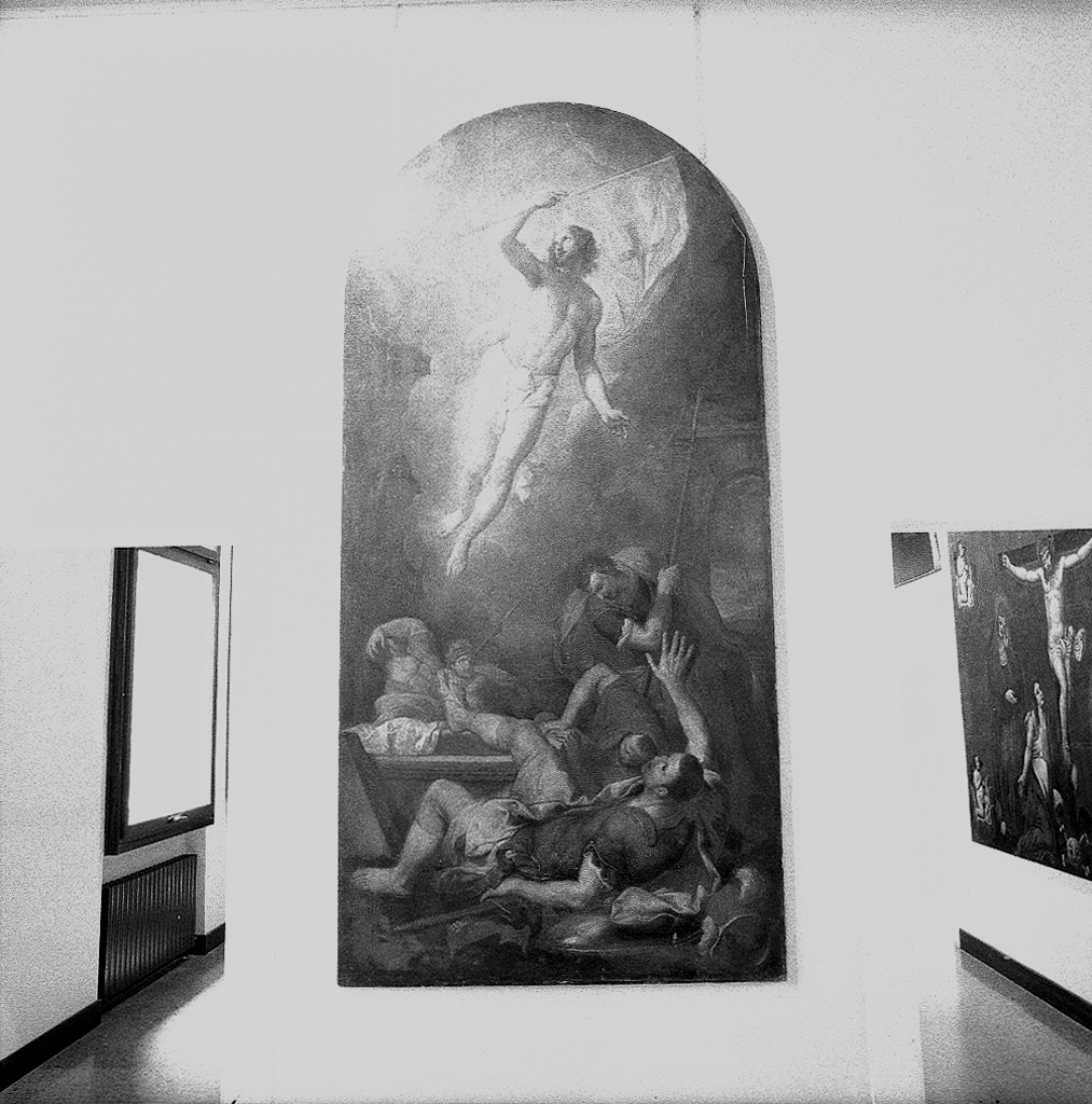 resurrezione di Cristo (dipinto) di Lazzarini Gregorio (sec. XVIII)