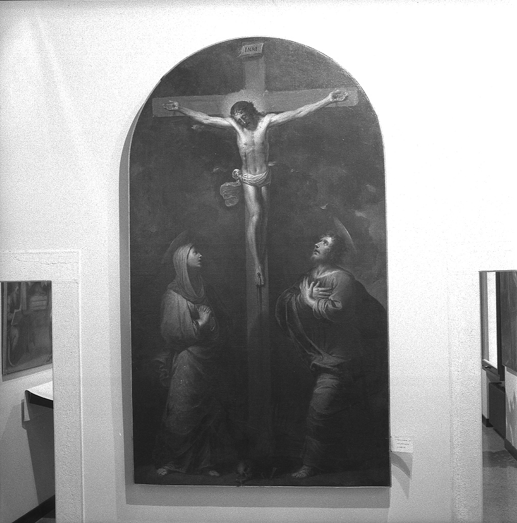 crocifissione di Cristo (dipinto) di Ricchi Pietro detto Lucchese (metà sec. XVII)