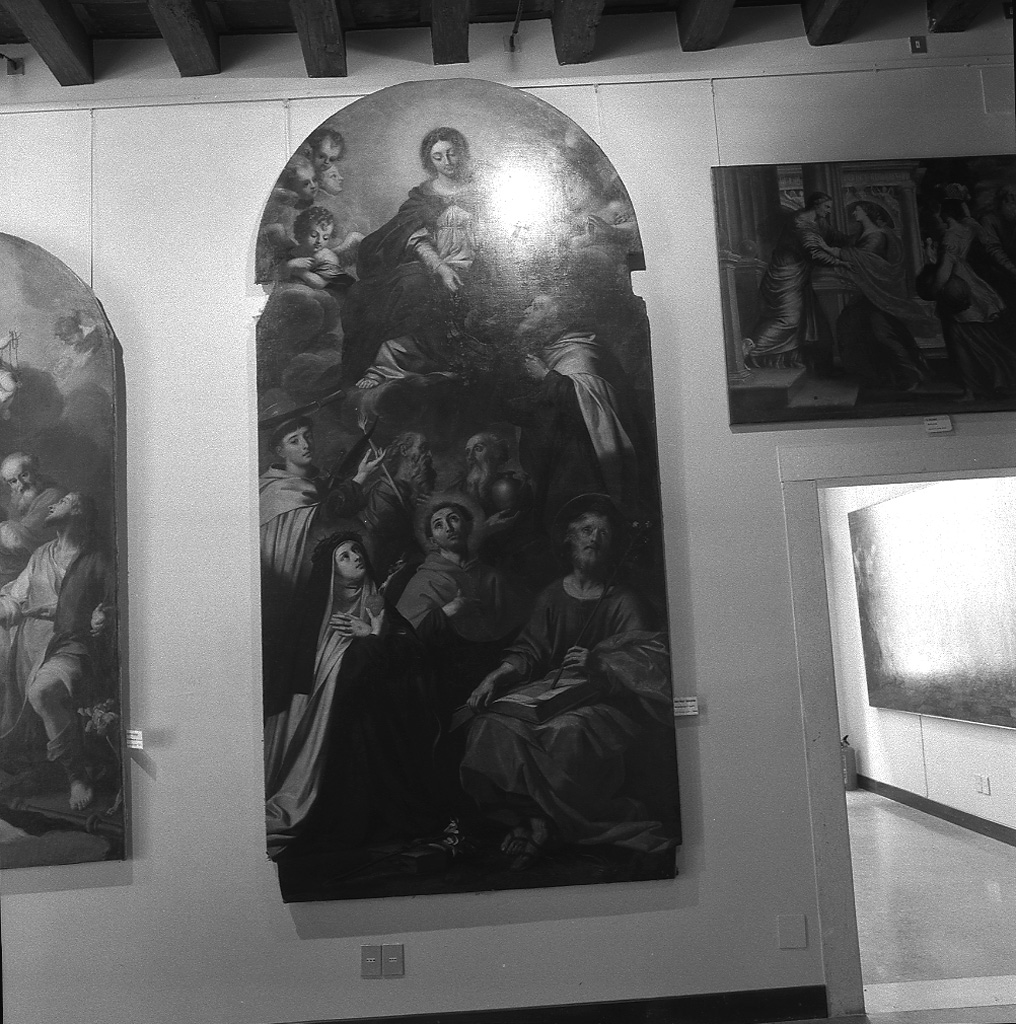 San Simone Stock riceve dalla Madonna lo scapolare (dipinto) di Regnier Nicolas (metà sec. XVII)