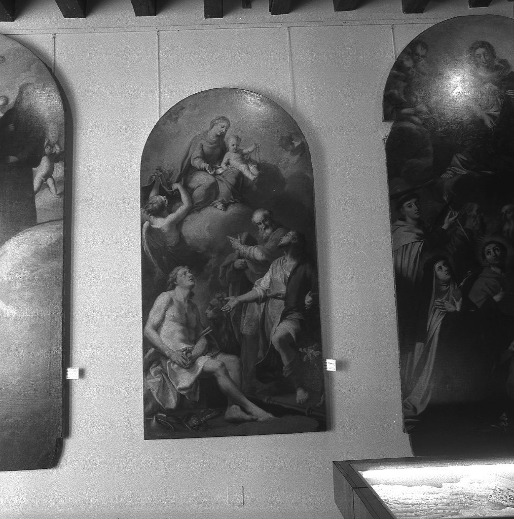 Madonna del Carmelo e santi (dipinto) di Guarana Jacopo (sec. XVIII)