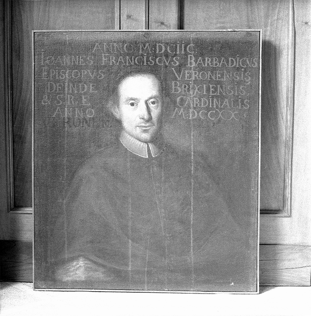 RITRATTO DI GIOVANNI FRANCESCO BARBARIGO PRIMICERIO, ritratto d'uomo (dipinto) - ambito veneto (sec. XVII)