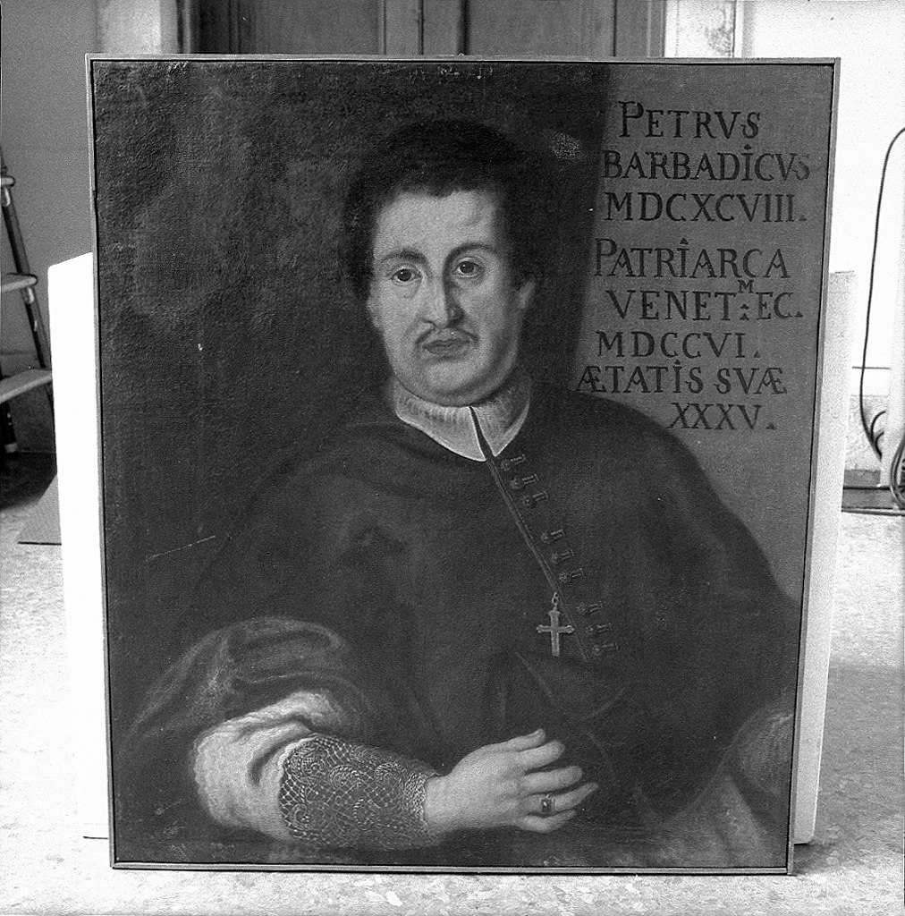 RITRATTO DI PIETRO BARBARIGO PRIMICERIO, ritratto d'uomo (dipinto) - ambito veneto (sec. XVIII)