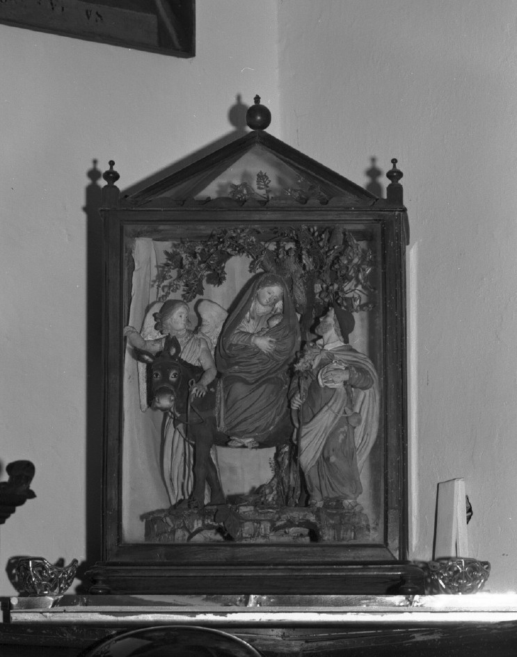 fuga in Egitto (gruppo scultoreo) - bottega italiana (sec. XVIII)