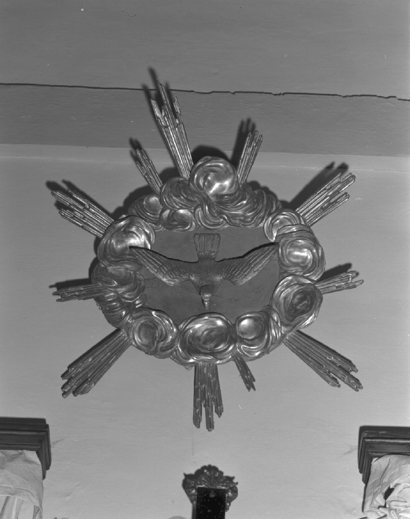 colomba dello Spirito Santo (decorazione plastica) - bottega veneta (sec. XIX)
