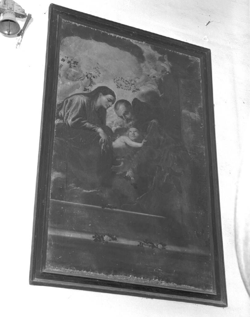 San Felice da Cantalice riceve Gesù Bambino dalla Madonna (dipinto) di Semplice da Verona (sec. XVII)