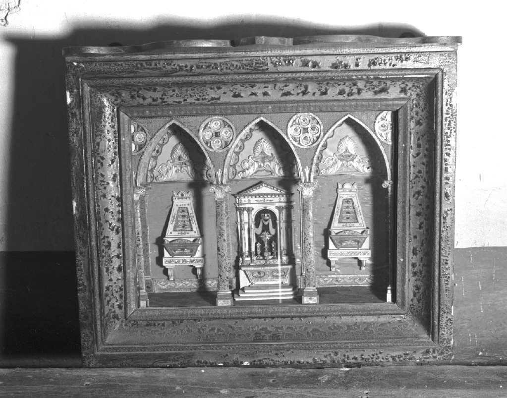 reliquiario a teca - a cassetta - bottega veneta (seconda metà sec. XIX)