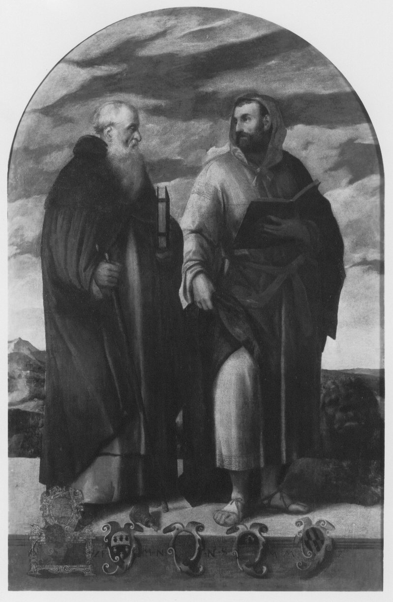 Sant'Antonio Abate, San Marco (dipinto) di De Pitati Bonifacio detto Bonifacio Veronese (secondo quarto sec. XVI)