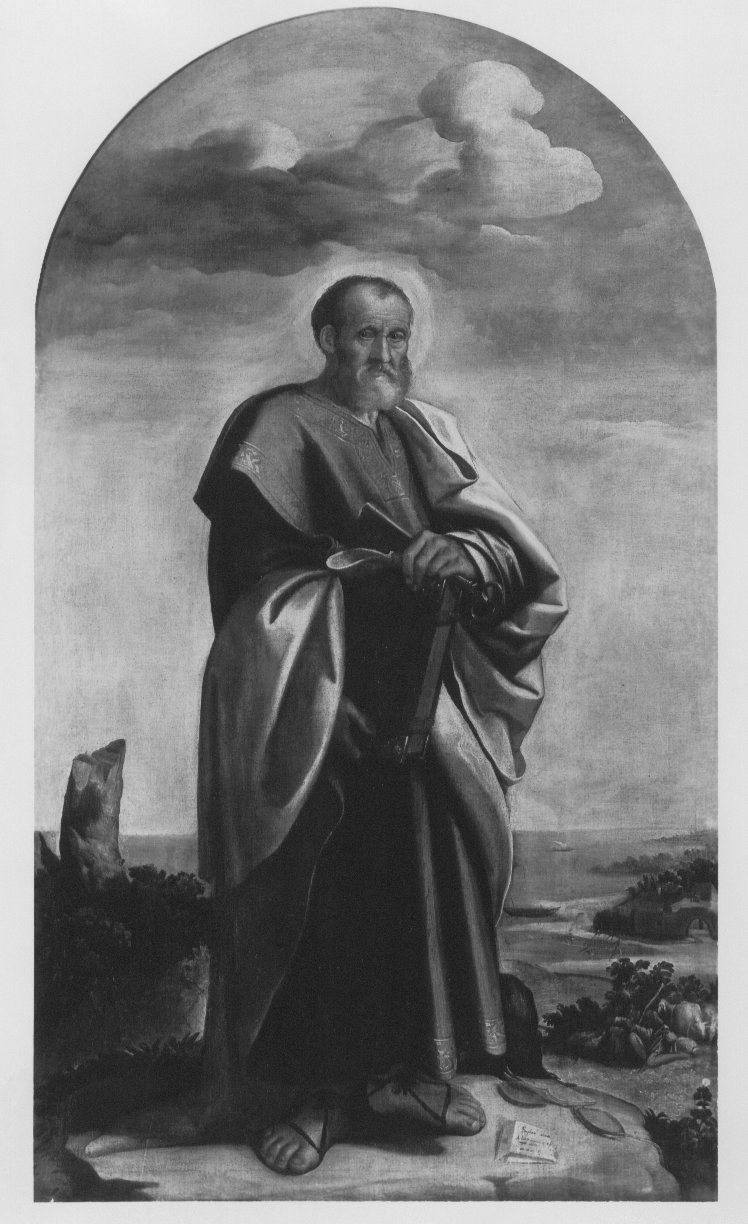 San Pietro Apostolo (dipinto) di Cernotto Stefano (secondo quarto sec. XVI)