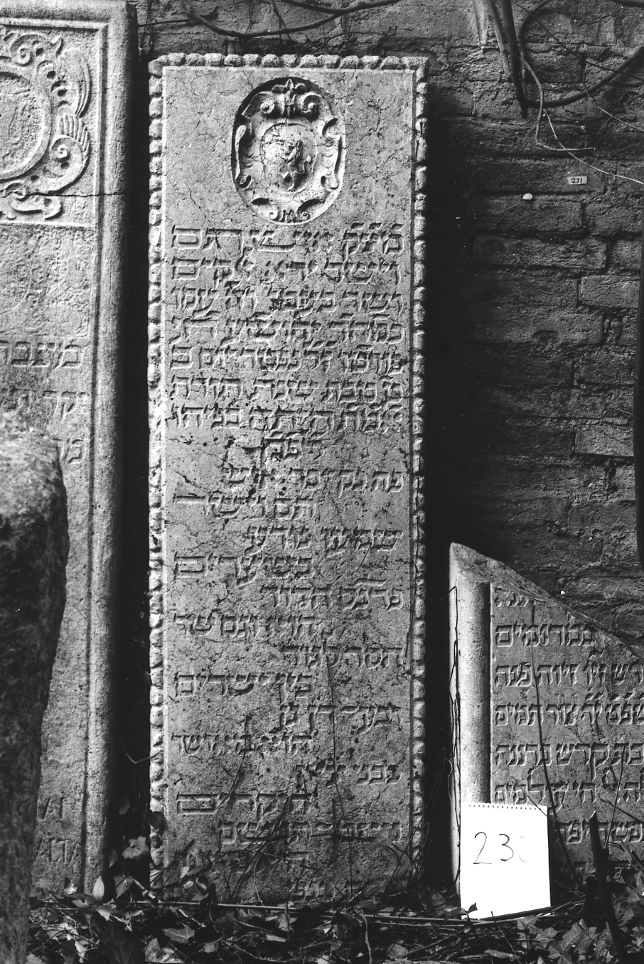 coperchio di sarcofago - ambito veneto (sec. XVII)