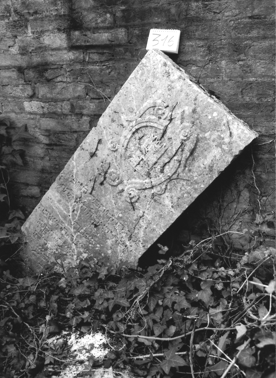 coperchio di sarcofago - ambito veneto (sec. XVII)