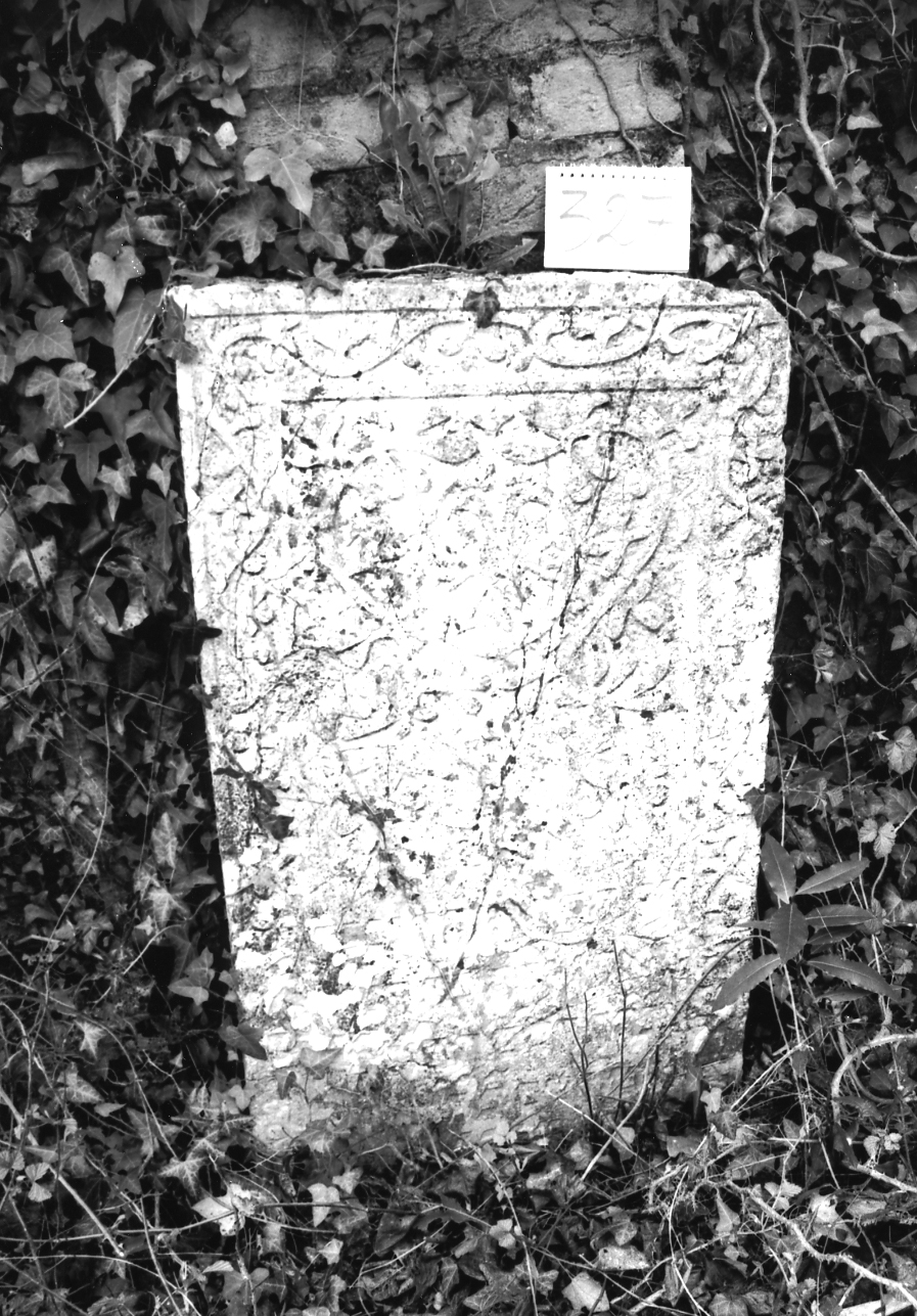 coperchio di sarcofago - ambito veneto (sec. XVII)