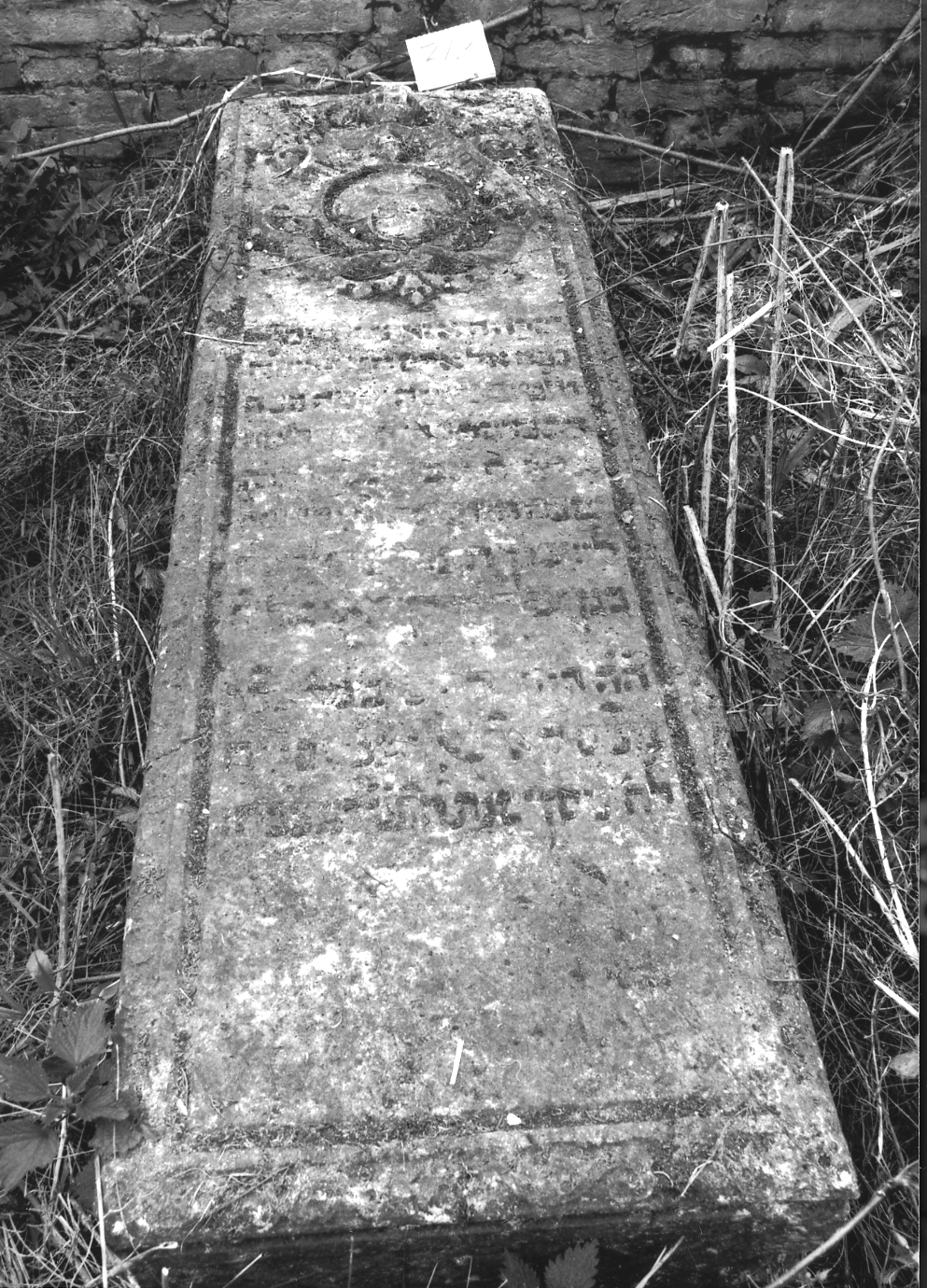 coperchio di sarcofago - ambito veneto (sec. XVII)