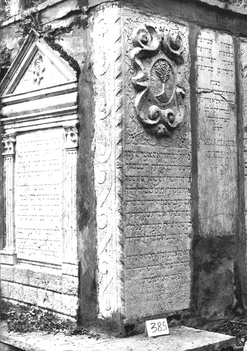 coperchio di sarcofago - ambito veneto (sec. XVIII)