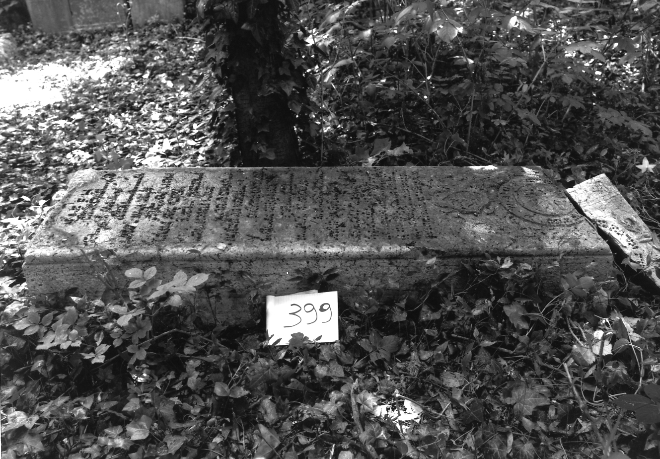 coperchio di sarcofago - ambito veneto (sec. XVIII)