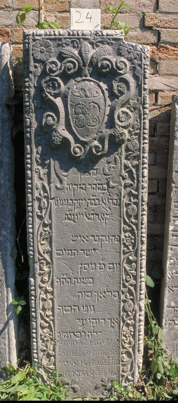 iscrizione (coperchio di sarcofago) - ambito veneto (sec. XVIII)