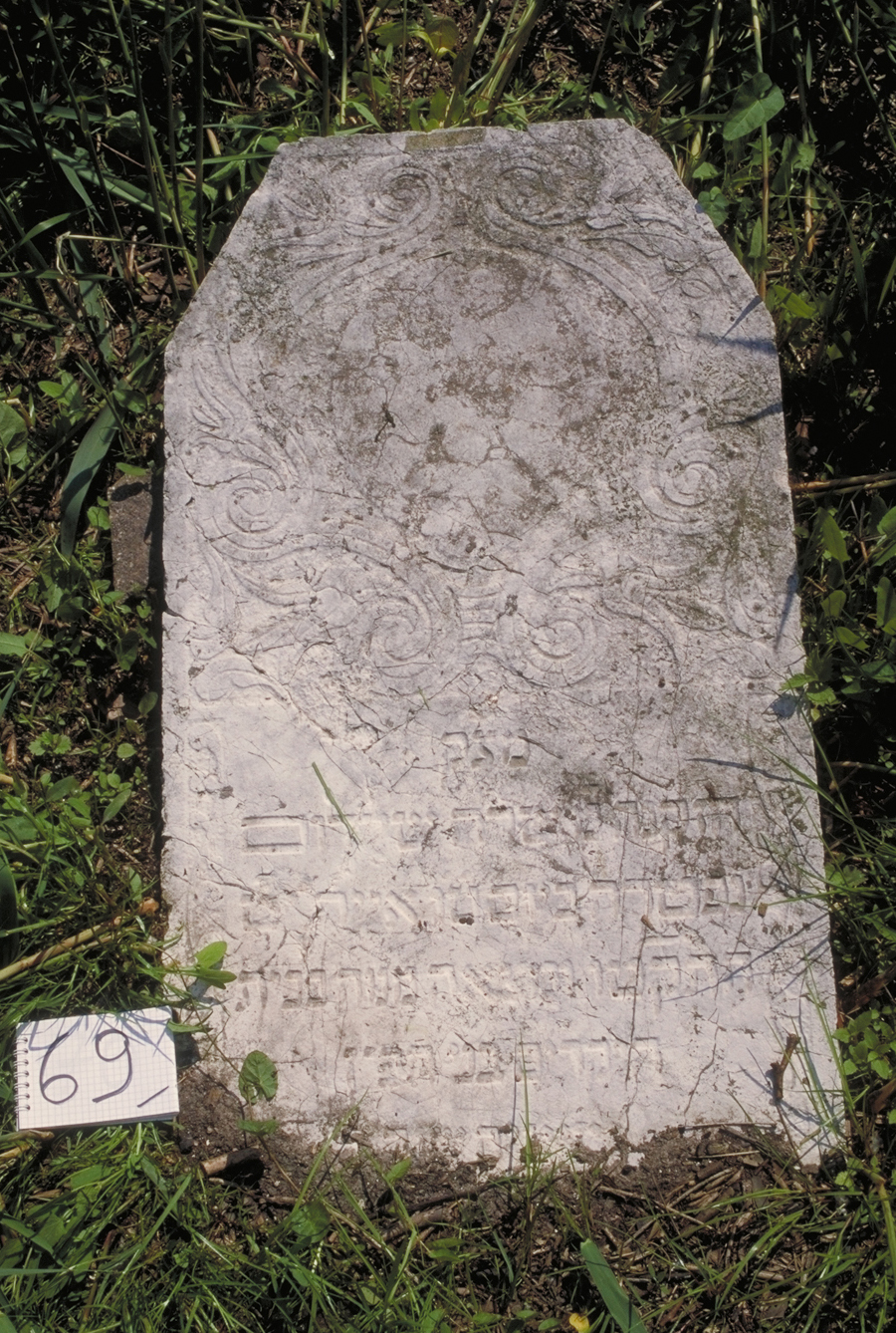 iscrizione (coperchio di sarcofago) - ambito veneto (sec. XVIII)