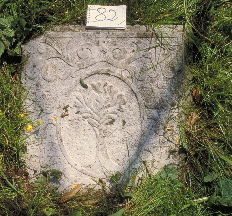 iscrizione (coperchio di sarcofago) - ambito veneto (sec. XVII)