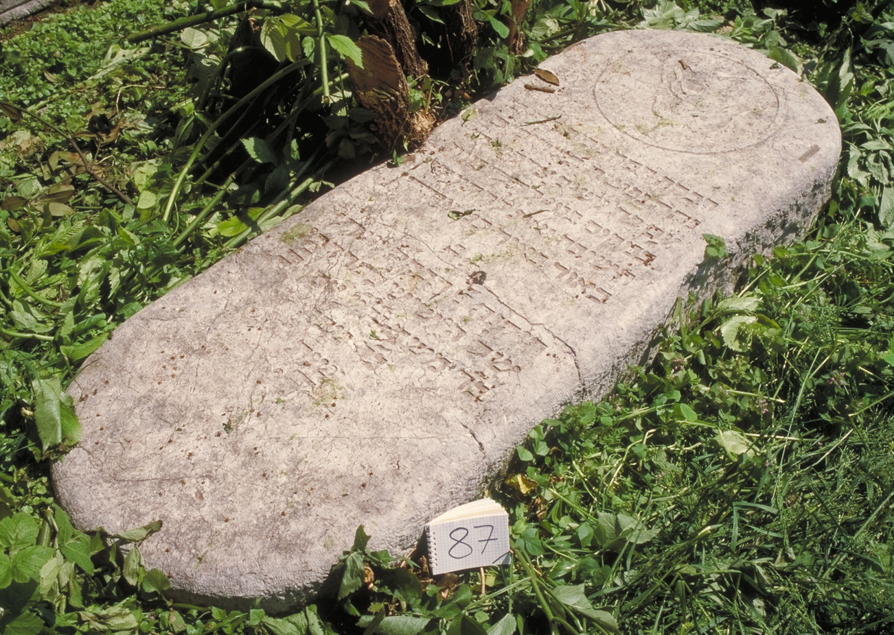 iscrizione (coperchio di sarcofago) - ambito veneto (sec. XVIII)