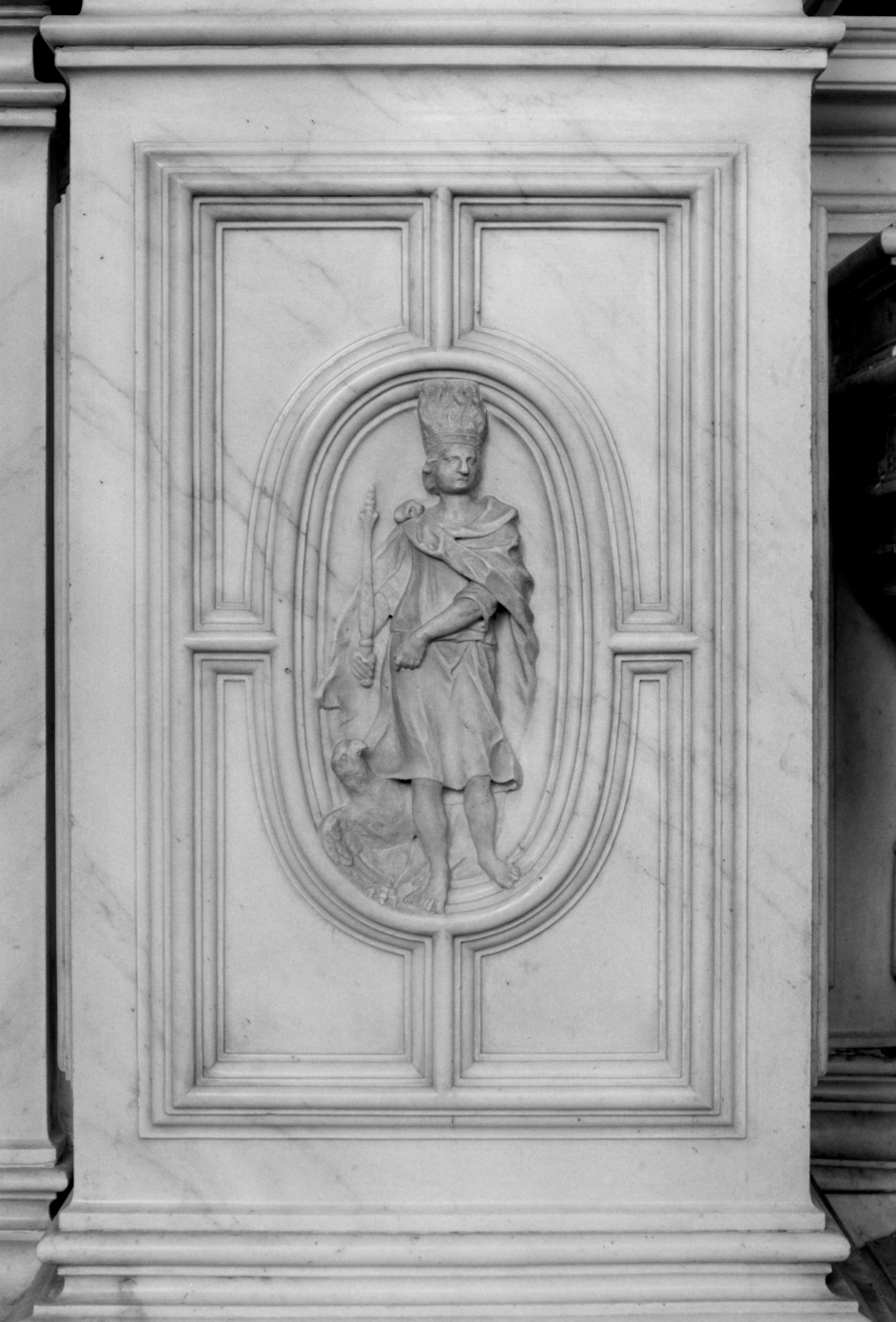 Allegoria dell'Intelletto (rilievo, elemento d'insieme) di Fabris Michele detto Ongaro, Longhena Baldassarre (sec. XVII)