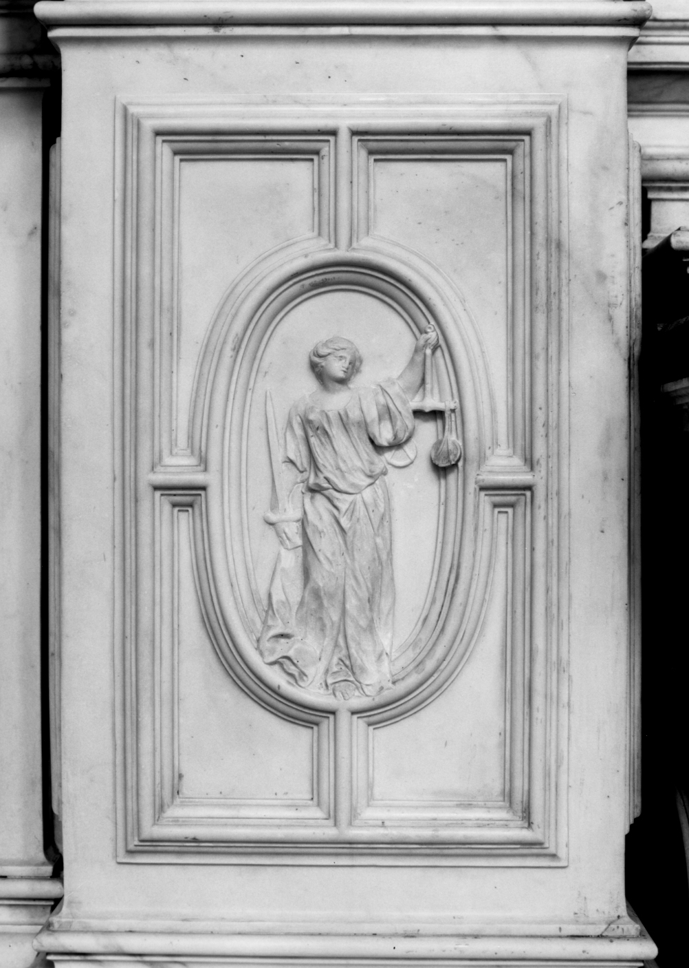 allegoria della Giustizia (formella, elemento d'insieme) di Fabris Michele detto Ongaro, Longhena Baldassarre (sec. XVII)