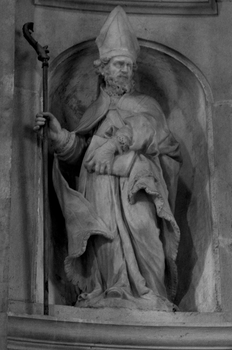 Sant'Ambrogio (statua) - ambito veneto (sec. XVII)