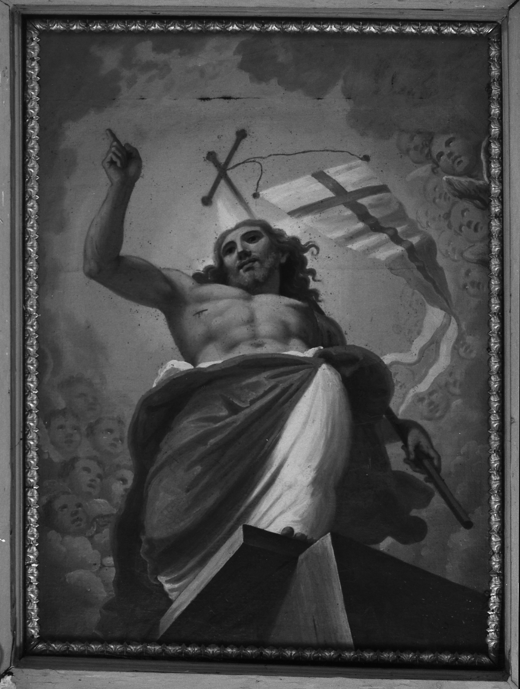 Cristo risorto (dipinto) di Querena Lattanzio (sec. XIX)